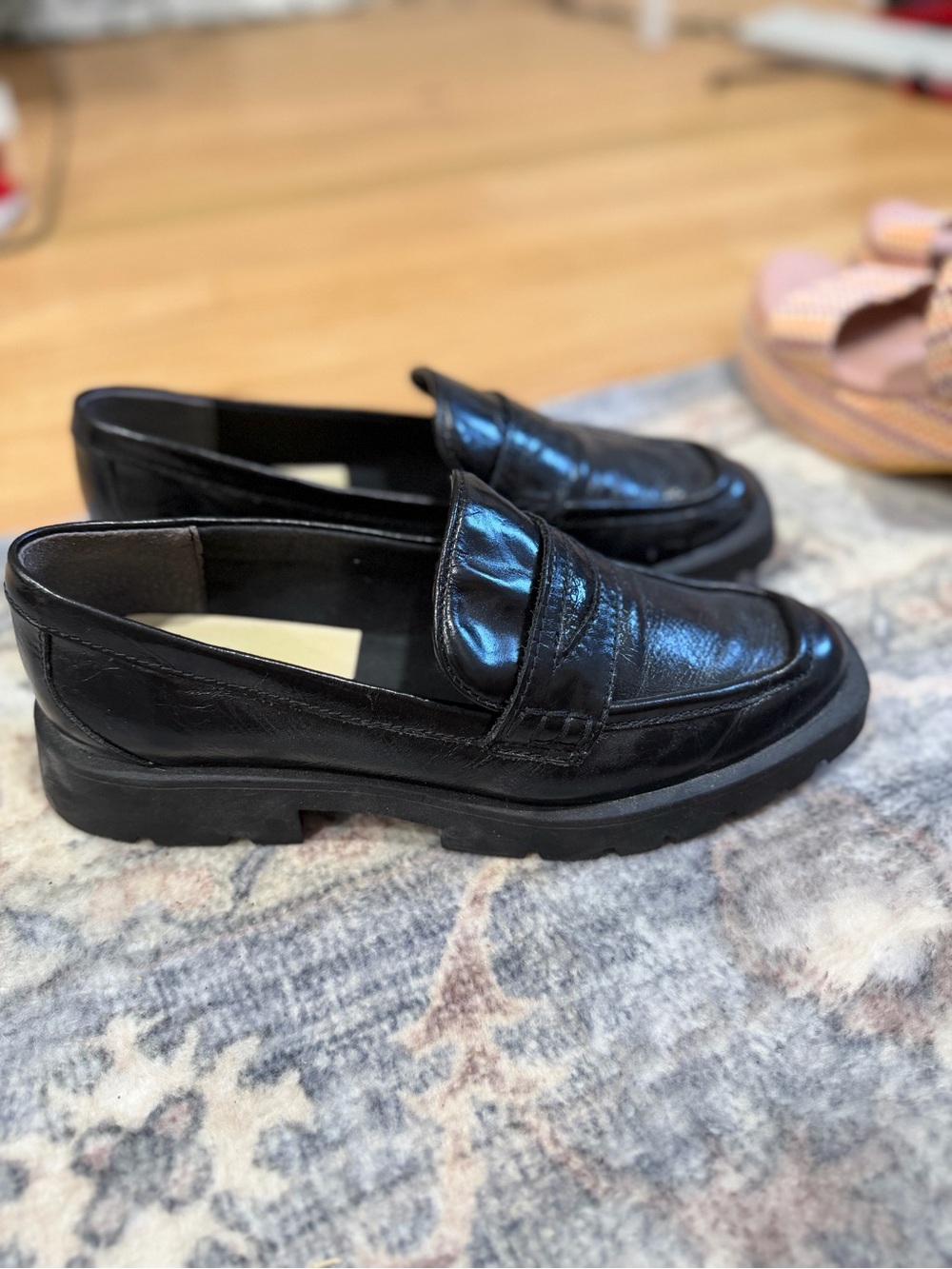 Dolce vita black loafers